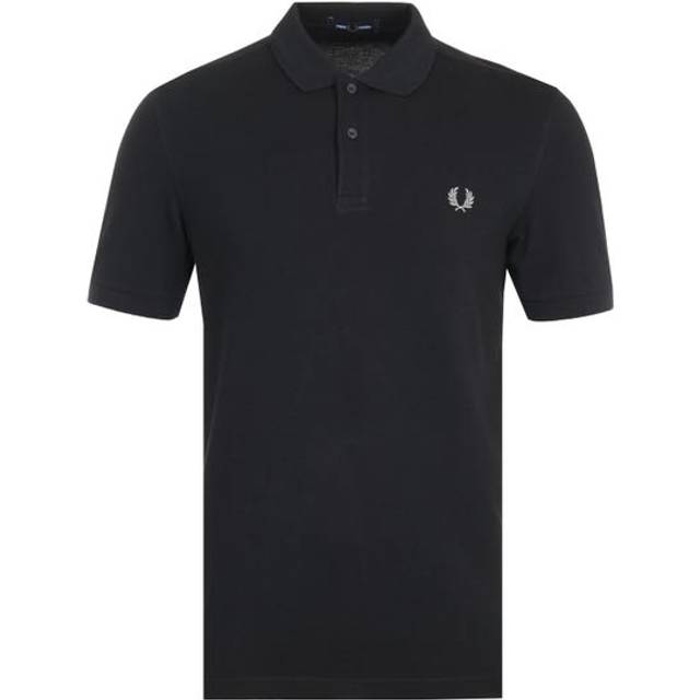 Fred Perry Plain Polo Shirt - Black