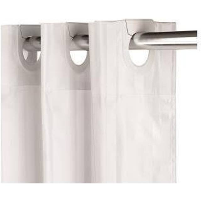 Croydex White Regency Stripe Hook N Hang Shower Curtain