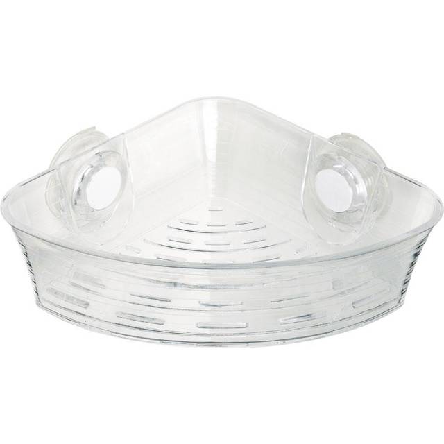 Press &#39;N&#39; Lock Shower Basket (7.5cm H X 24cm W X 18cm D)