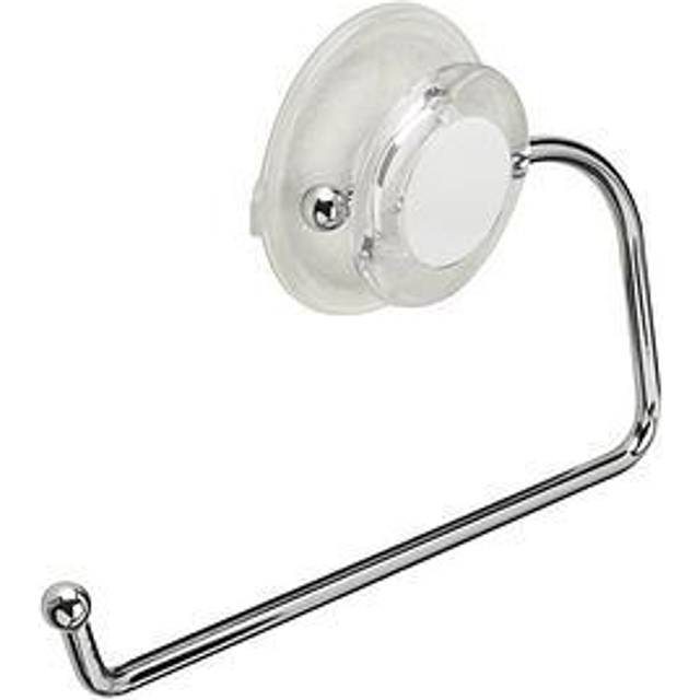 Croydex - Press 'n' Lock Suction Cup Corner Shower Basket Clear Caddy