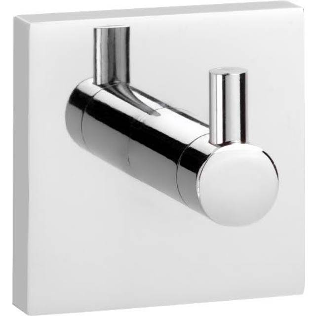 Chester Wall Mounted Robe Hook - Chrome (13.72cm H X 13.72cm W X 12.19cm D)