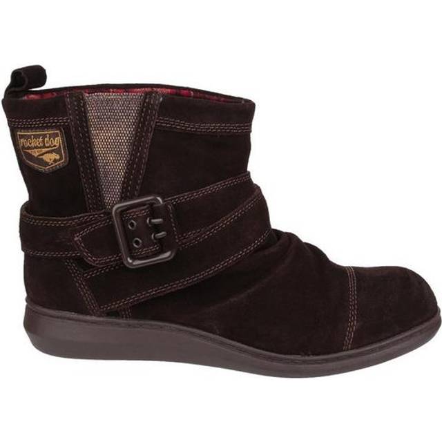 Rocket Dog Womens/Ladies Mint Suede Fabric Loop Pull on Ankle Boots - Brown Leather - Size UK 5