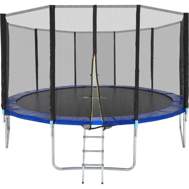 Trampoline - with safety net, including entry ladder - 366 cm