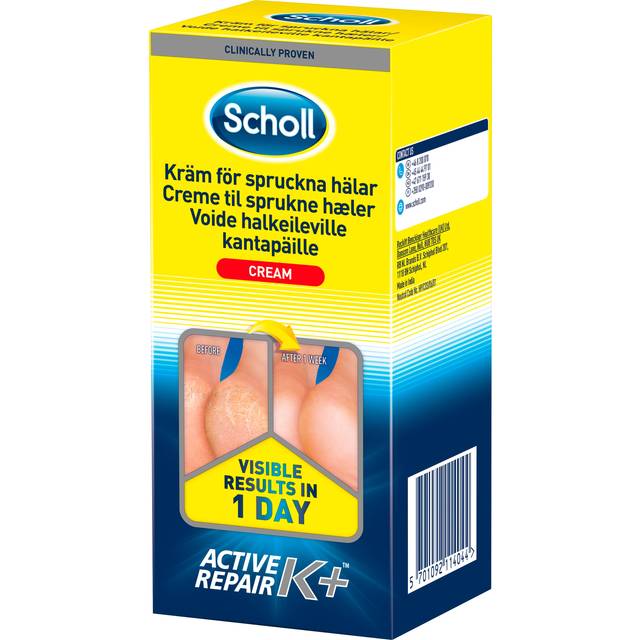 Scholl Creme för hälsprickor Active Repair K+ - 120 ml