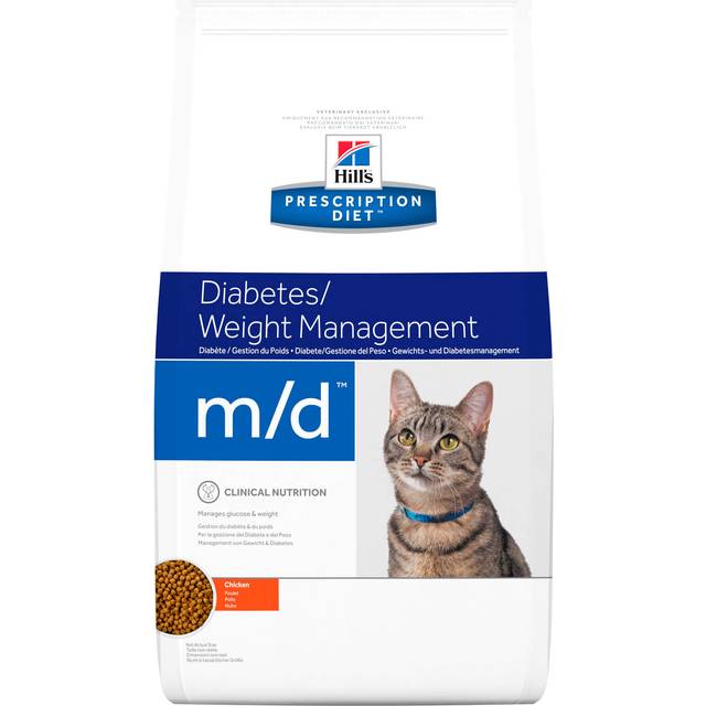 Hill's Prescription Diet Feline m/d Diabetes/Weight Chicken - Dry Cat Food 1,5 kg