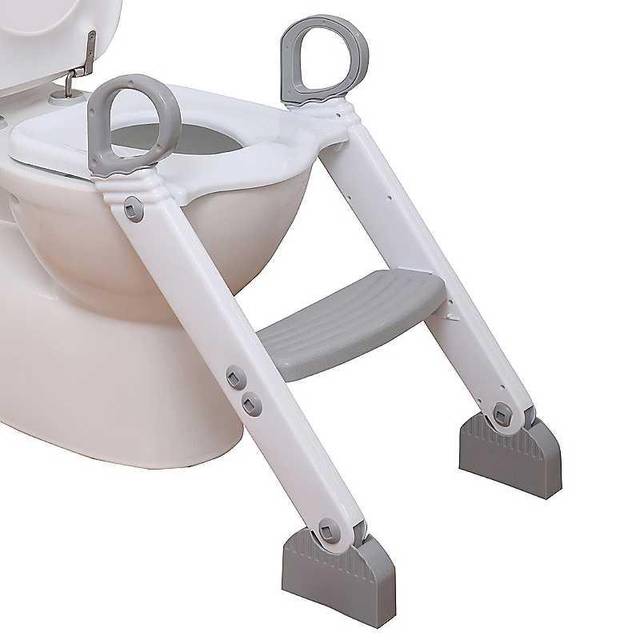 Dreambaby Step-up Toilet Trainer-Grey/White