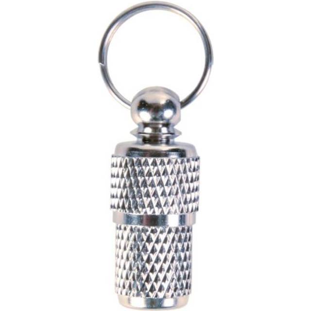 Trixie i.d. tag address tube for cats, stylish metal design
