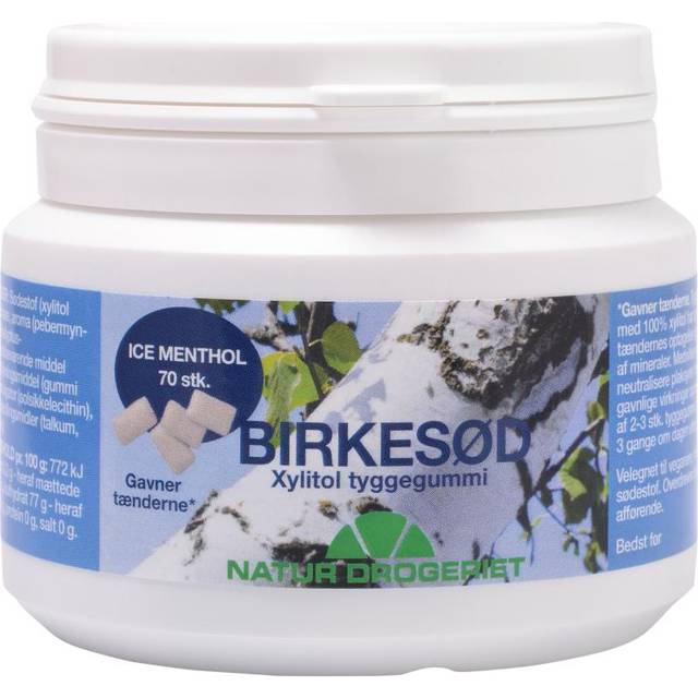 Natur-Drogeriet Birkesød Björksockertuggummi Ice Menthol - 70 st