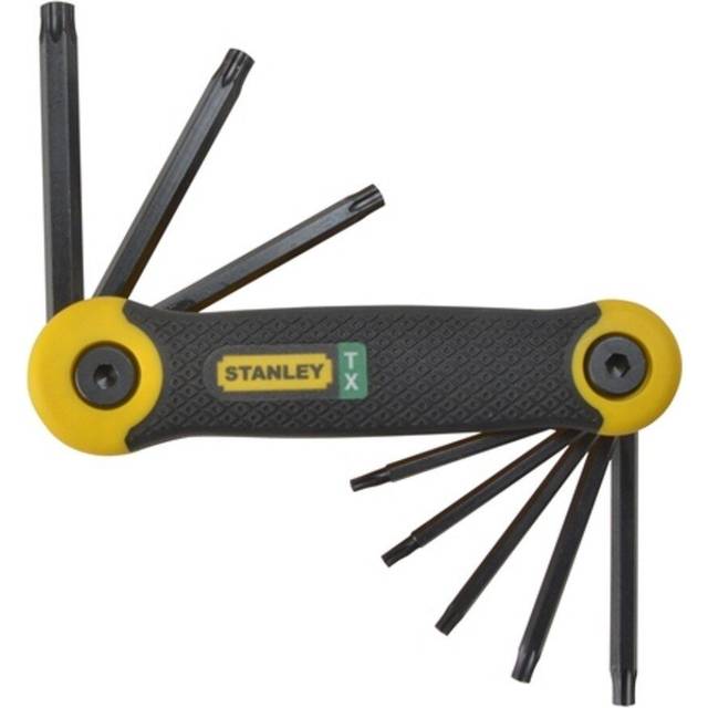 Stanley 17 Piece Folding Hexagon Allen Key Set Metric and Imperial