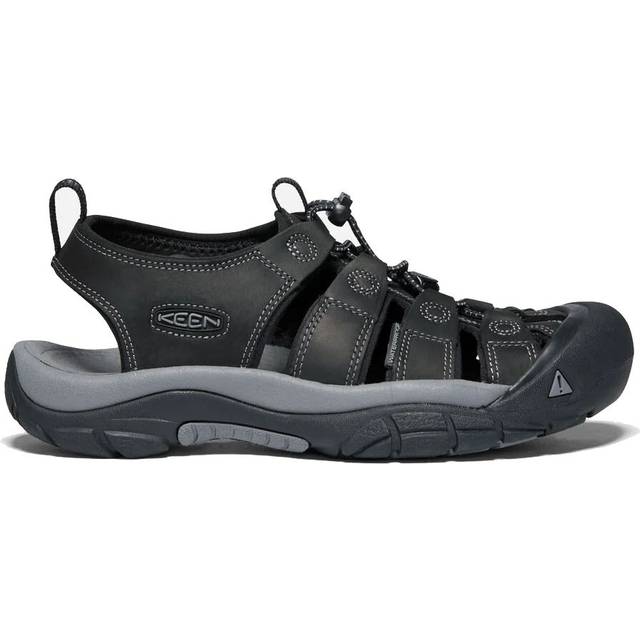 KEEN Newport herr Sandaler, Svart stålgrå, 47 EU