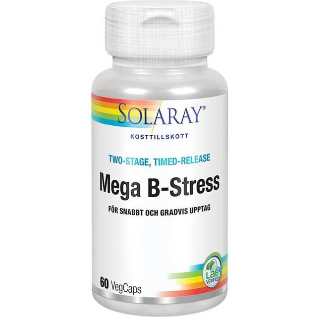 Solaray Mega B-Stress 60 kapslar