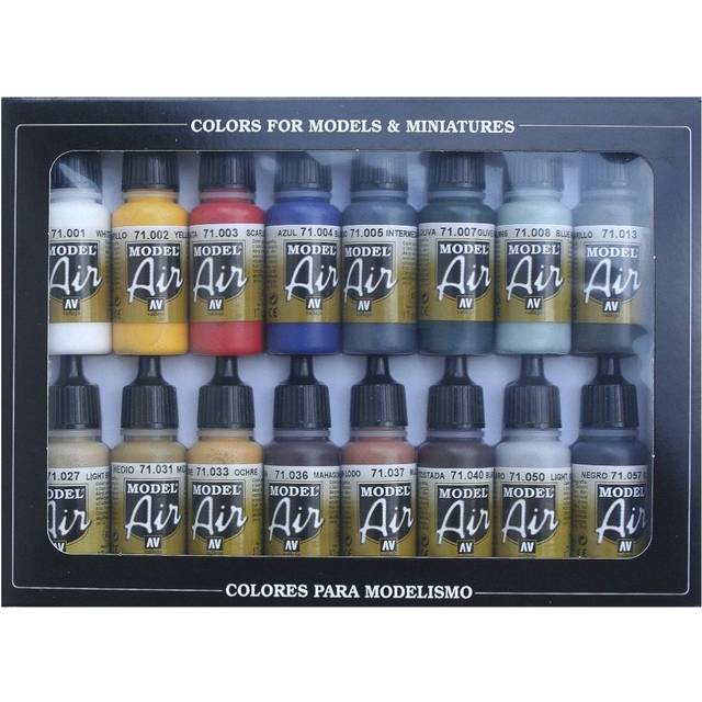 Val71178 - Av Vallejo Model Air Set - Basic Colors (x16)