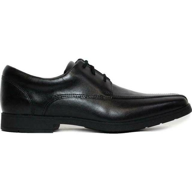 (3 (Children's)) Scala Step Youth Black Leather Boys Lace Up School Shoes