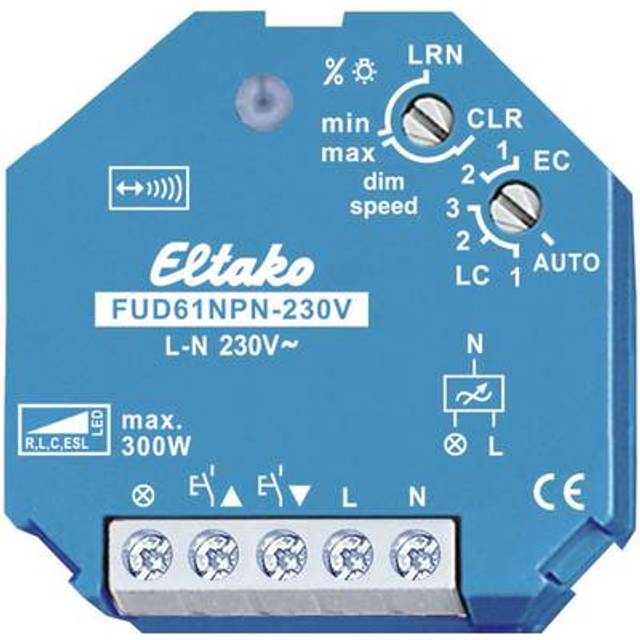 FUD61NPN-230V - Wireless actuator universal dimming Switch, FUD61NPN-230V