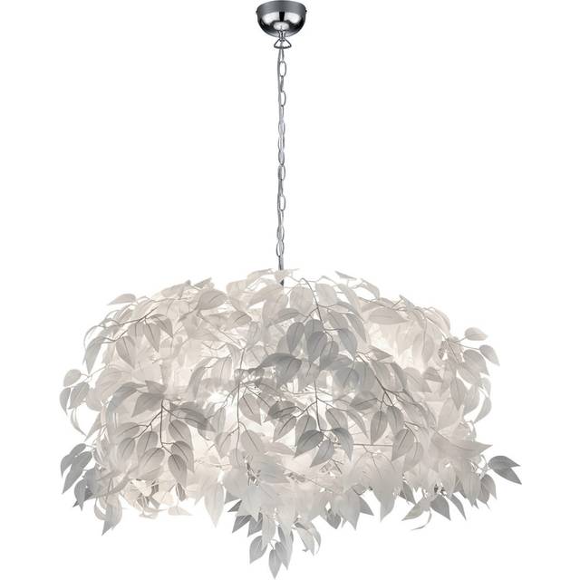Reality Leuchten Leavy Hängande Ljus, Plast, Vit, 70 x 70 x 150 cm