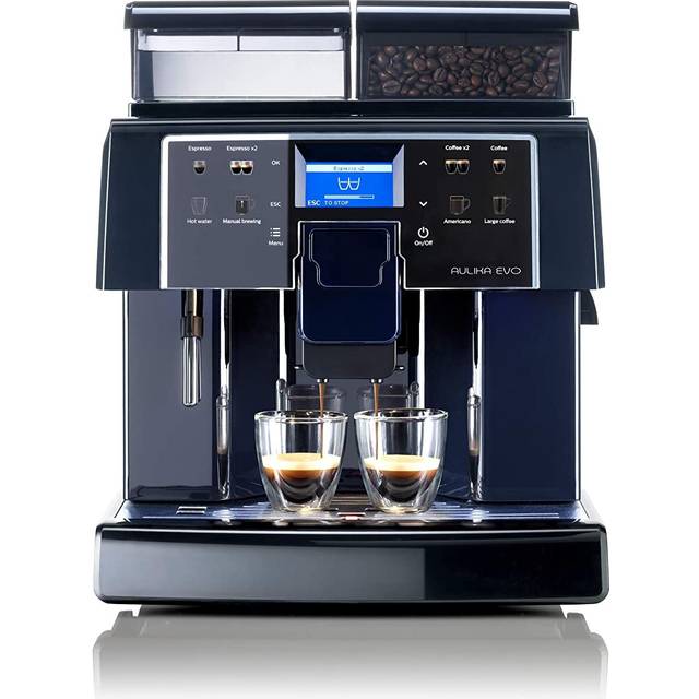 Saeco AulikaEVOBlack - Coffee/espresso/cappuccino machine 1300W Saeco AulikaEVOBlack