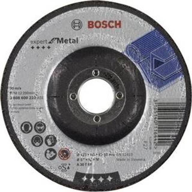 Bosch 2608600223 125mm Metal Grinding Disc with Depressed Centre