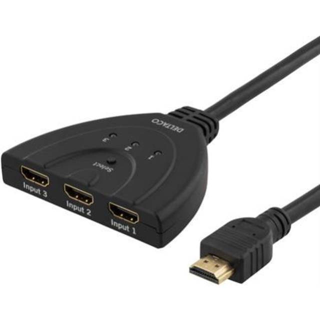 HDMI-switch / 3-1 / automatiskt/manuell