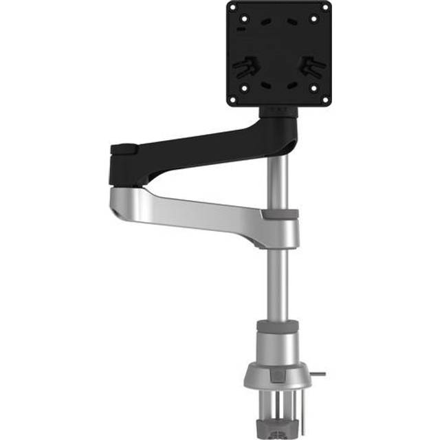 R-Go Zepher 4 C2 Single Monitor Arm Desk Mount Adjustable Black/Silver
