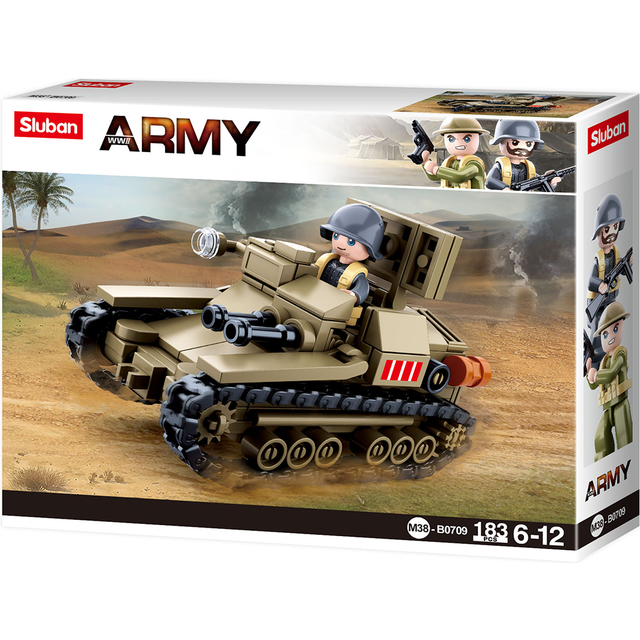 Spielzeug Small Italian tank M38-B0709