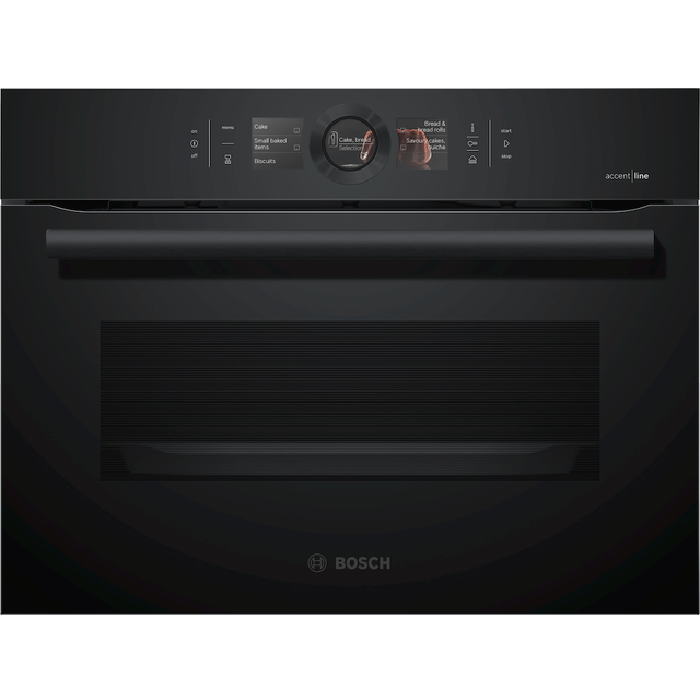 Bosch Serie | 8 accent | line CSG856RC7 - Ovn - med dampfunktion - til indbygning - Wi-Fi - niche - bredde: 56 cm - dybde: 55 cm - højde: 45 cm - med