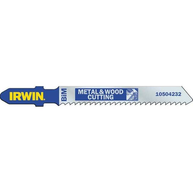Irwin T345XF T Shank Wood and Metal Cutting Jigsaw Blades Pack of 5