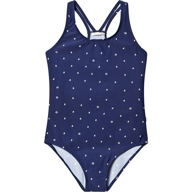 Ebbe Thyra Baddräkt, Mini Boats Dark Navy 74-80