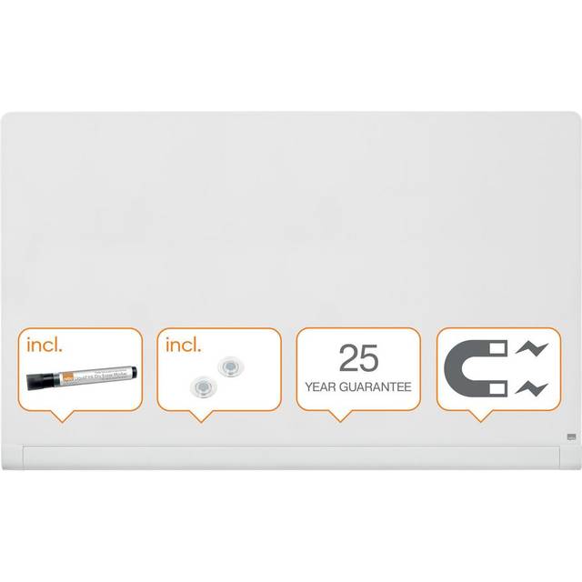 Nobo 1905192 Impression Pro Glass Board with concealed pen tray
