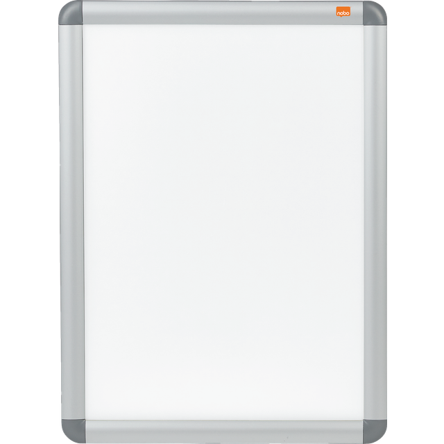 Nobo A3 Snap Frame Poster Holder, Signage Display or Wall Notice Board, Aluminiu - silver