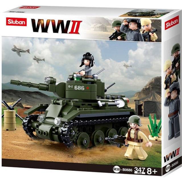 Spielzeug WWII Allied cavalry Panzer M38-B0686
