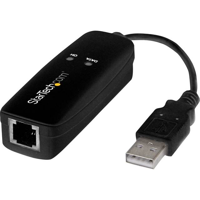 StarTech.com 56K USB Dial-up and Fax Modem - V.92 - External