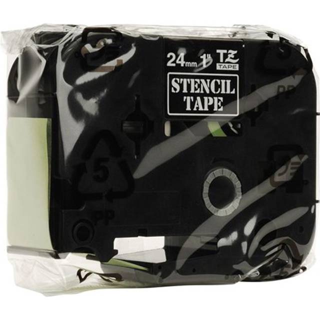 Brother STE151 24mm (0.94") Stencil tape for P-Touch 3m (9.8 ft)