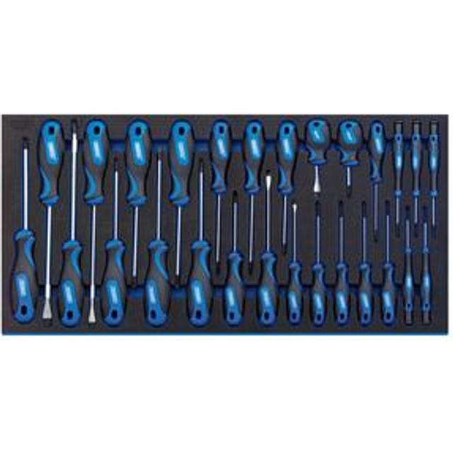 Soft Grip Screwdriver Set in Full Drawer EVA Insert Tray (27 Piece)