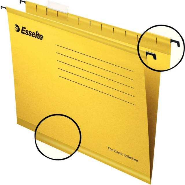 Esselte Classic Foolscap Blue Suspension File (25 Pack)