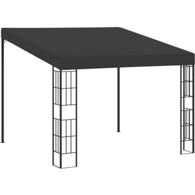vidaXL Wall-mounted Gazebo 3x3 m Cream Fabric