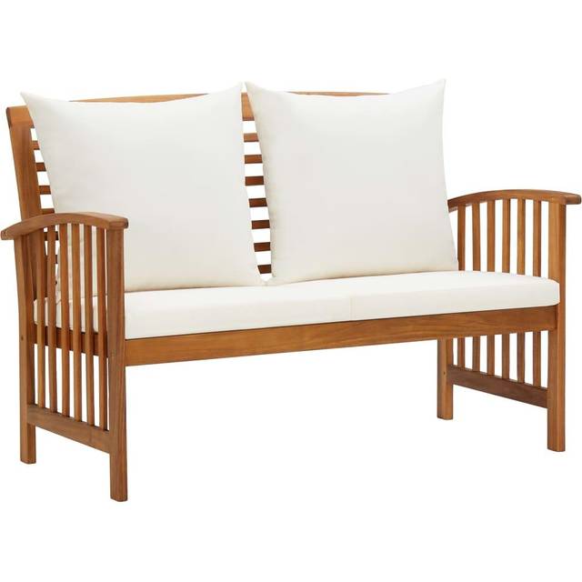 vidaXL Garden Bench 119 cm Solid Acacia Wood - Brown
