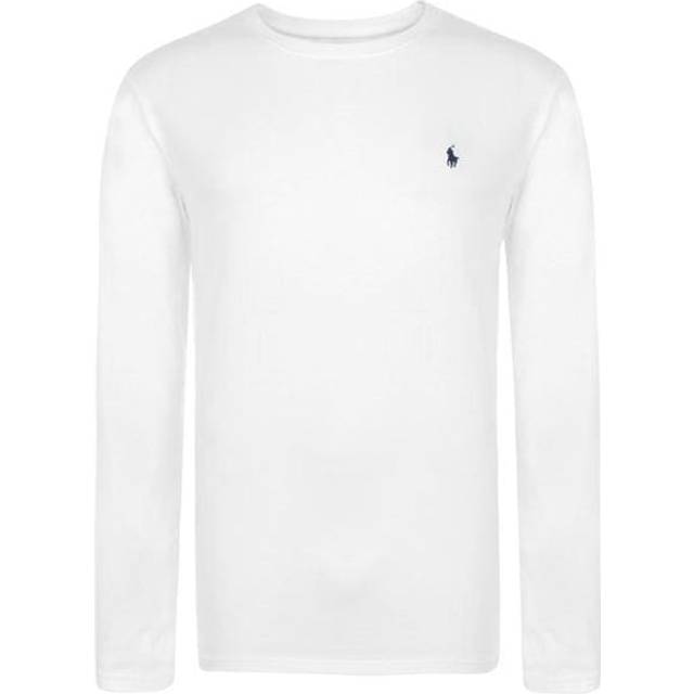 Polo Ralph Lauren Left Chest Long Sleeve Loungewear Top - White, White, Size 2Xl, Men - 2XL
