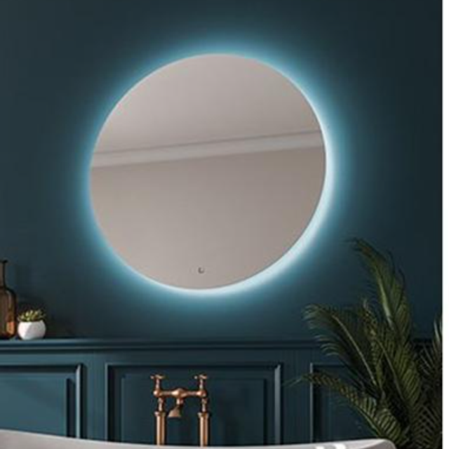 Theme Bathroom Mirror (100cm H x 100cm W)