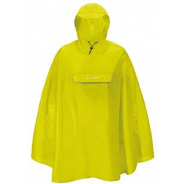 VAUDE Regnponcho Valdipino poncho – dam och herr vattentät – utomhusponcho regnskydd med integrerad väska