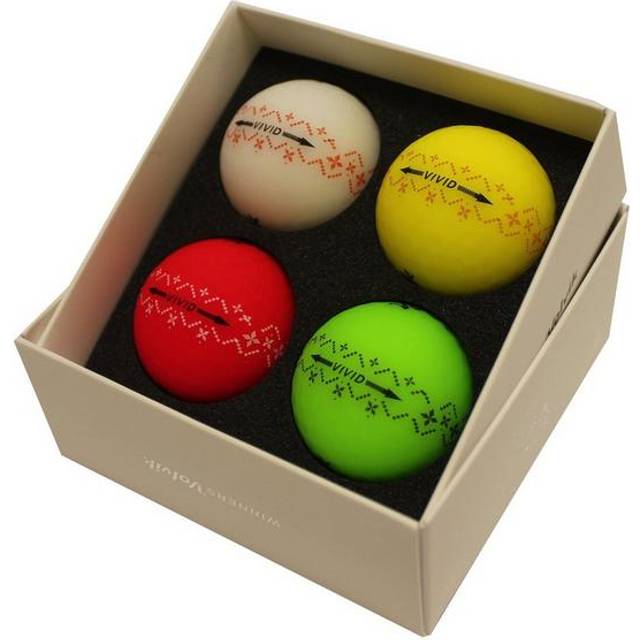 Volvik Vivid Golfbollarar, Presentförpackningar, julklapp uppsättning - 4 bollar