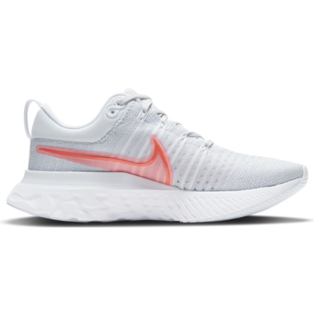 (WMNS) Nike React Infinity Run Flyknit 2 'Sunset Pulse' CT2423-004 - Silver/Orange - 5.5