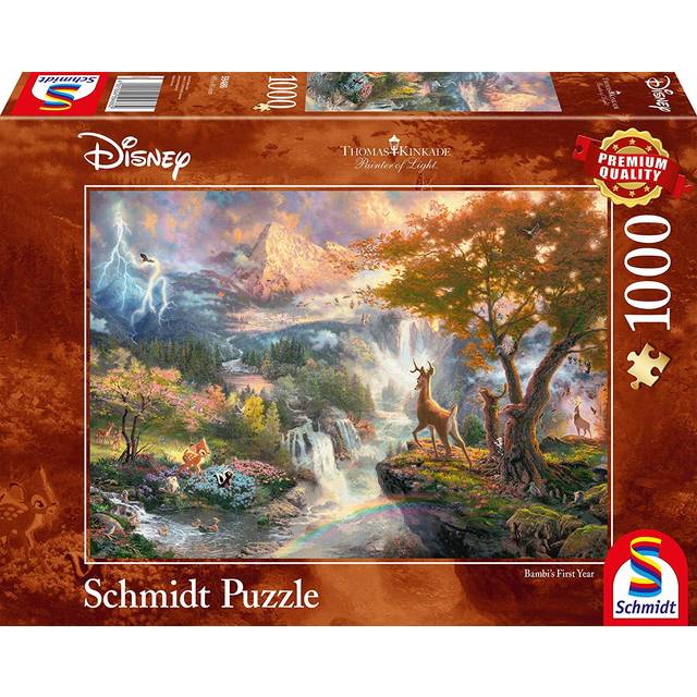 Disney - Bambi's First Year by Thomas Kinkade 1000 Piece Schmidt Puzzle