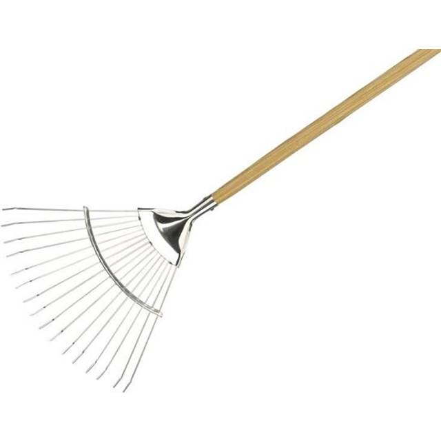Kent and stowe stainless steel lawn & leaf rake, fsc