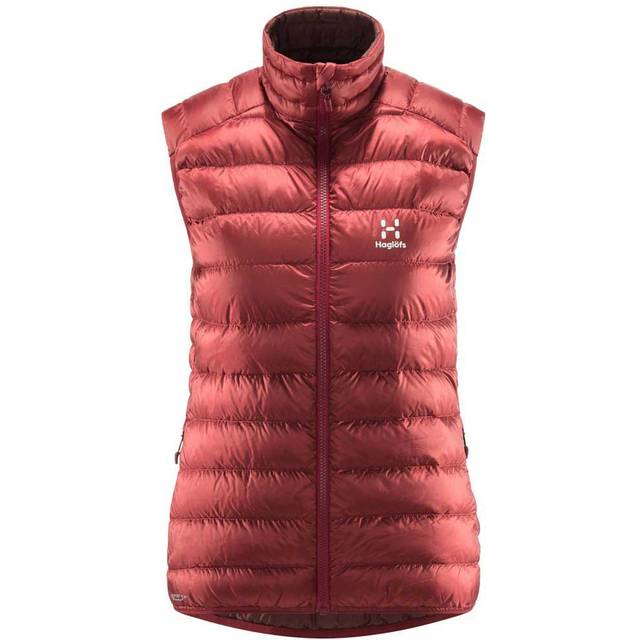 Roc Down Vest Women - Brick Red (M)
