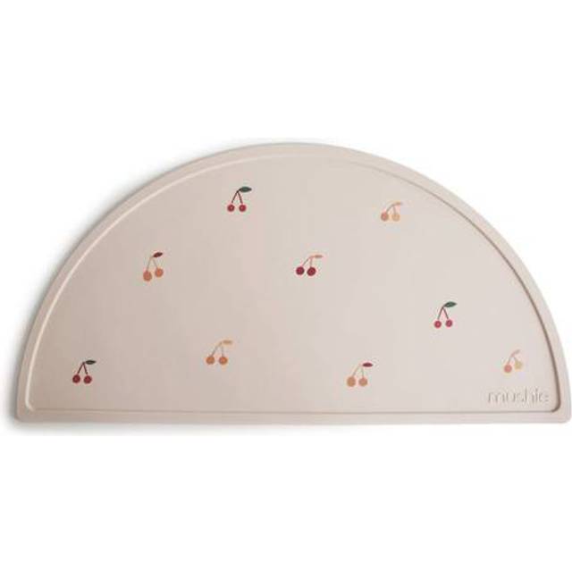 mushie Silicone Placemat for Kids | BPA-Free Non-Slip Design (Vanilla Confetti)