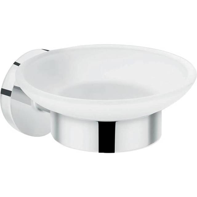 Hansgrohe - Logis Universal Bathroom Soap Dish Chrome Glass Wall Mounted Modern - Chrome