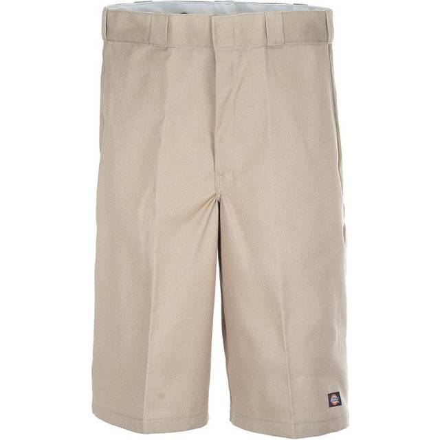 Dickies Sportshorts för män, 13 tum, multipocket, kaki, 38