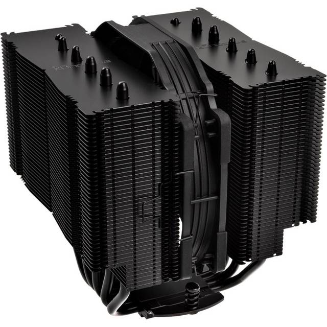 Noctua NH-D15S chromax.black, Premium CPU-Kylare med Dubbla Torn och NF-A15 PWM 140mm Fläkt (Svart)