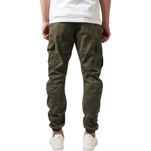 Urban Classics herr Byxor Camo Cargo Jogging Pants, Olivskamo, 30W / 30L