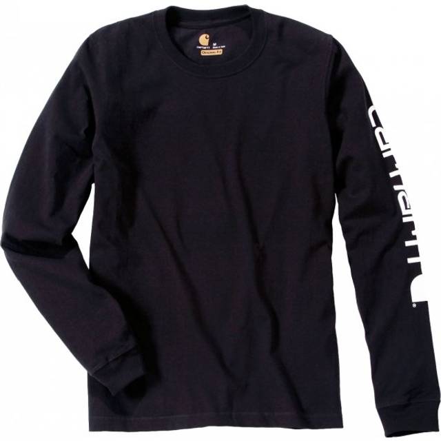 Carhartt Logo, sweatshirt , color: Black , size: L